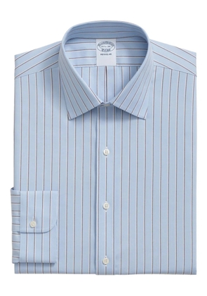 Brooks Brothers striped-pattern ainsley-collar shirt - Blue
