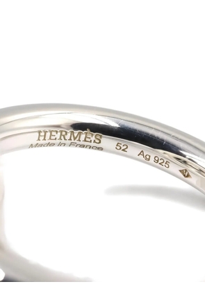 Hermès Pre-Owned 2020s toggle Echape MM ring - Silver