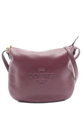 Loewe Pre-Owned 2000s Heritage leather shoulder bag - Red