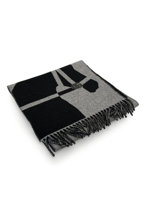 Gucci abstract-print scarf - Black