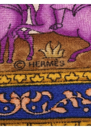 Hermès Pre-Owned 2010s Qalamdan Carré 90 scarf - Red