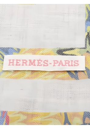 Hermès Pre-Owned 2010s Carré 90 Marble Ex‑Libris scarf - Neutrals