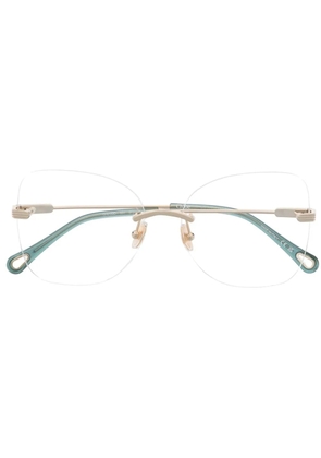 Chloé Eyewear cat-eye optical glasses - Gold