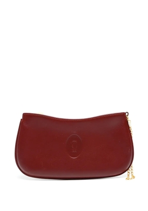 Cartier Mustodo leather chain pouch - Red