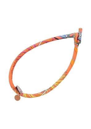 Hermès Pre-Owned Brid De Sowa choker - Orange