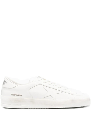 Golden Goose star-appliqué sneakers - White