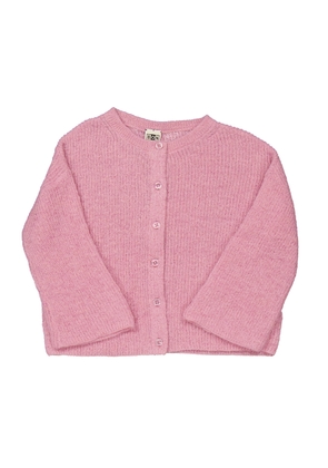 Bonton Kids Lizbeth Ribbed Knit Cardigan