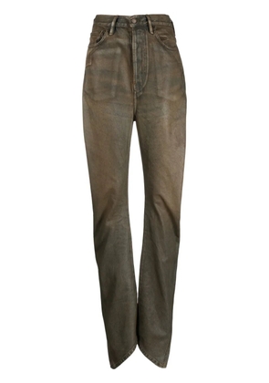 Acne Studios relaxed fit coated jeans - Brown
