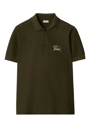 Burberry Equestrian Knight cotton polo shirt - Green
