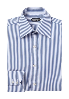 TOM FORD striped button-down shirt - Blue