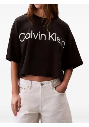 Calvin Klein logo-graphic t-shirt - Black