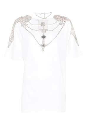 Loulou embellished-chain top - White