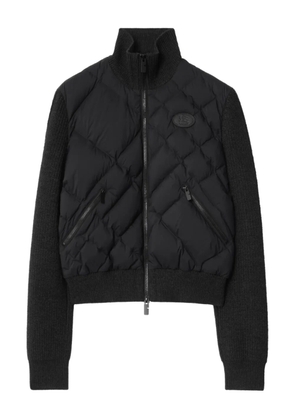 Burberry quilted wool-blend jacket - Black