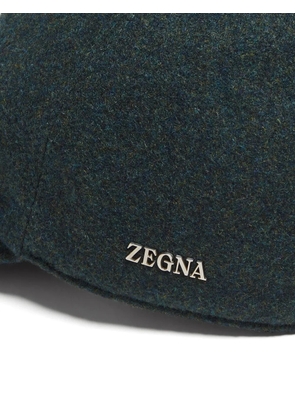 Zegna mélange Oasi cashmere baseball cap - Green