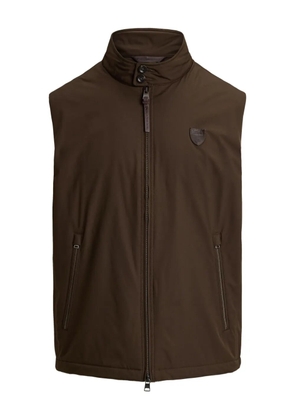 Polo Ralph Lauren Abottson logo-patch gilet - Brown
