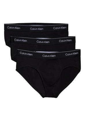 Calvin Klein Underwear logo-waistband briefs (pack of three) - Black