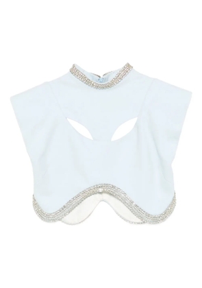 Loulou crew-neck top - Blue