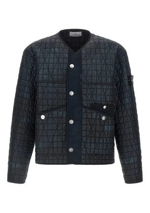 Stone Island quilted-design jacket - Black