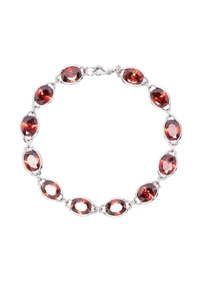 DARKAI Anchor oval stone bracelet - Silver