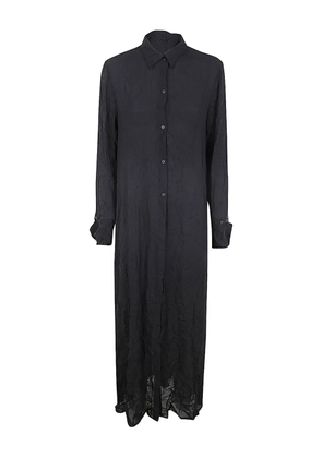 Maria Calderara buttoned shirt dress - Black