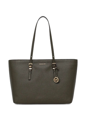 Michael Michael Kors large Quinn grained-leather tote bag - Green