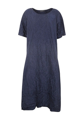 Maria Calderara creased dress - Blue
