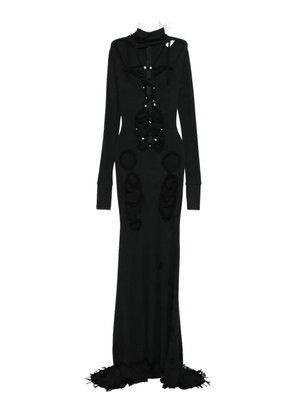 Loulou cut-out embellished maxi dress - Black
