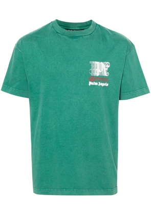 Palm Angels x MoneyGram Haas F1 cotton T-shirt - Green