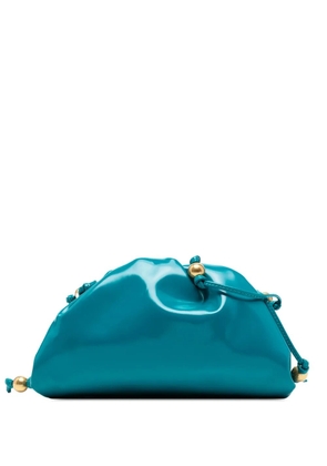 Bottega Veneta Pre-Owned 2012-2025 Patent Beaded Strap The Mini Pouch crossbody bag - Blue