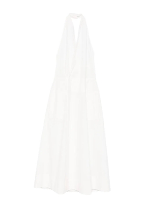St. Agni halter midi dress - White