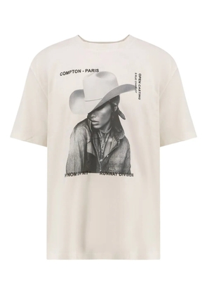 Ih Nom Uh Nit cowgirl-print T-shirt - White