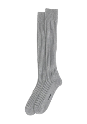 ANT45 Tino ribbed knee-high socks - Grey