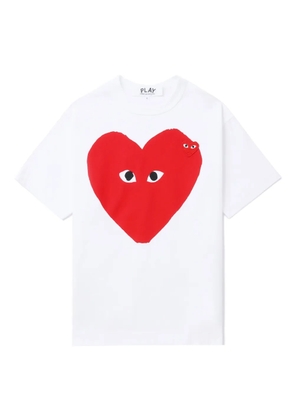 Comme Des Garçons Play heart-print T-shirt - White