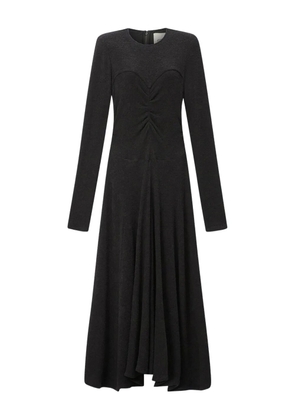 ISABEL MARANT ruched flora maxi dress - Black