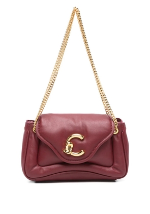 Coccinelle small C-Me chain-strap logo shoulder bag - Red