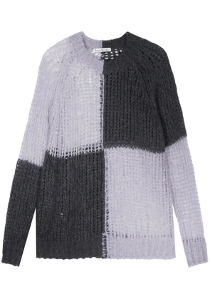 Acne Studios colourblock sweater - Purple