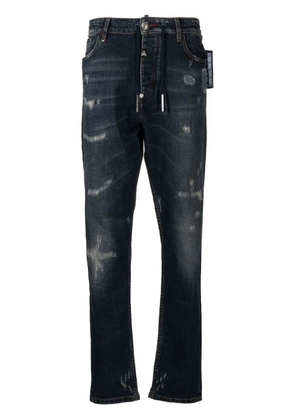 Philipp Plein low-rise slim-cut jeans - Blue