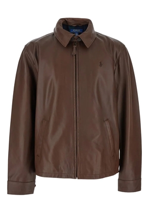 Polo Ralph Lauren Polo Pony-debossed jacket - Brown