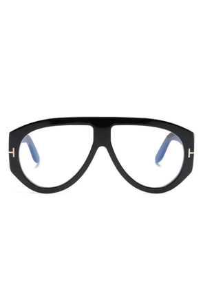 TOM FORD Eyewear pilot clear-lenses glasses - Black