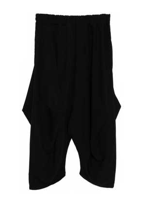 Limi Feu big darts cropped trousers - Black