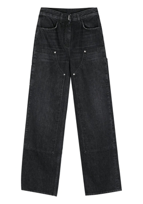 Givenchy mid-rise wide-leg jeans - Black