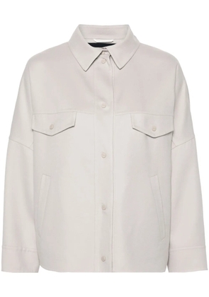 Herno flannel shirt jacket - Grey