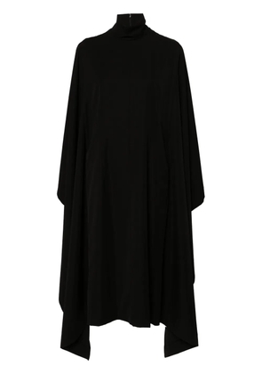 ALAINPAUL draped midi dress - Black