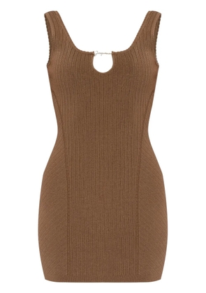Jacquemus short dress - Brown