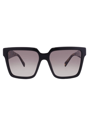 Prada Grey Gradient Square Ladies Sunglasses PR 24ZS 1AB0A7 56