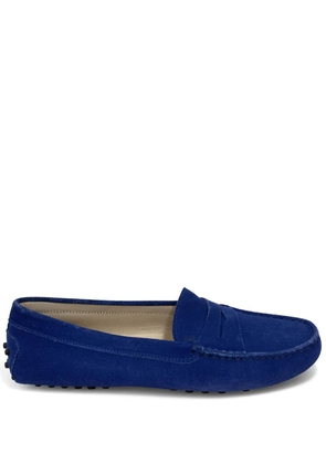 Tod's suede penny loafers - Blue