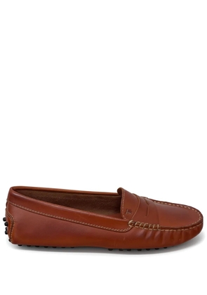 Tod's penny-strap loafers - Brown
