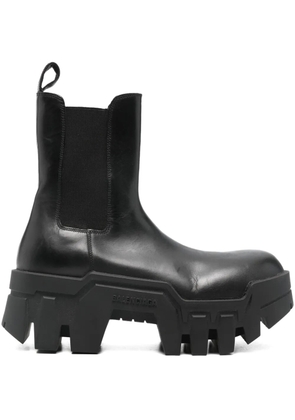 Balenciaga Pre-Owned Bulldozer platform chelsea boots - Black