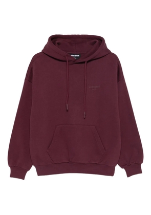 WRSTBHVR Studio V12 drawstring hoodie - Red