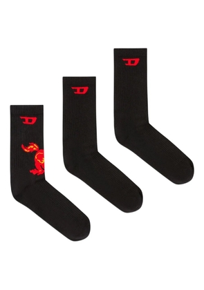 Diesel SKM-D Tennis socks (pack of three) - Black